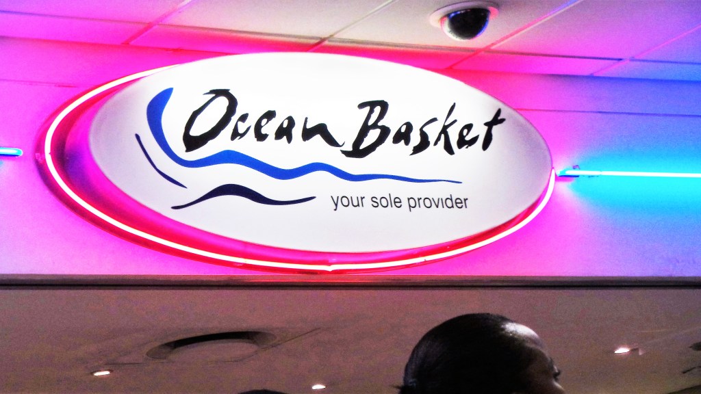 Dinner at Ocean Basket,&nbsp;Johannesburg