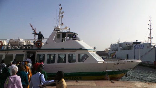 The Ferry at the Port in Dakar