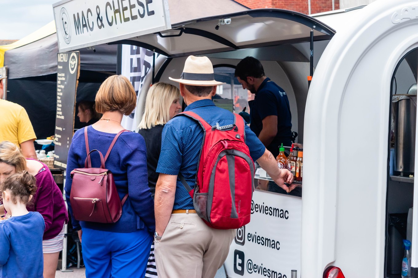Evie's Mac and Cheese at Trowbridge Weavers Market